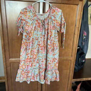 Large silky tunic/sundress EUC no brand